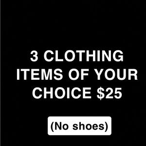 3 Clothing Items Bundle